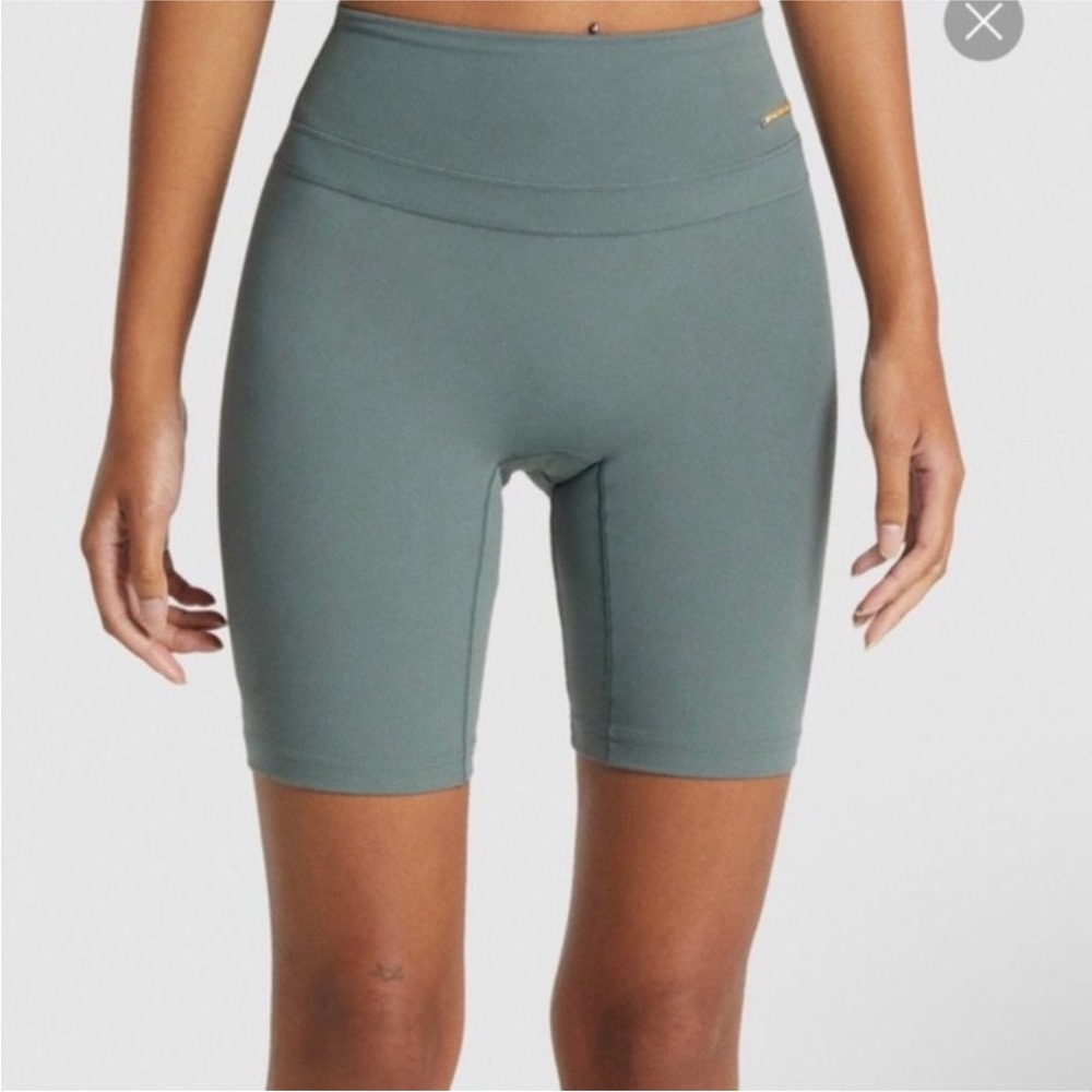 Gymshark Green Performance Athletic Shorts - Picture 2 of 6